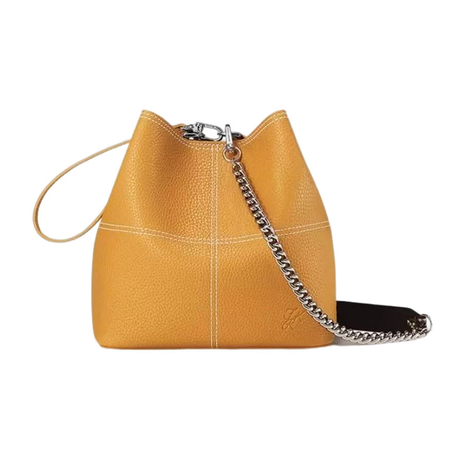 Túi Đeo Chéo Nữ Find Kapoor Pingo Bag 20 EX Stitch Chain Set Mustard Màu Vàng - Duy Hoang