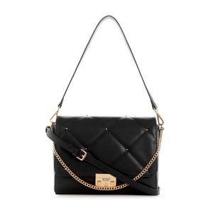 Túi Đeo Chéo Nữ Guess Elijah Crossbody Black Màu Đen - Duy Hoang