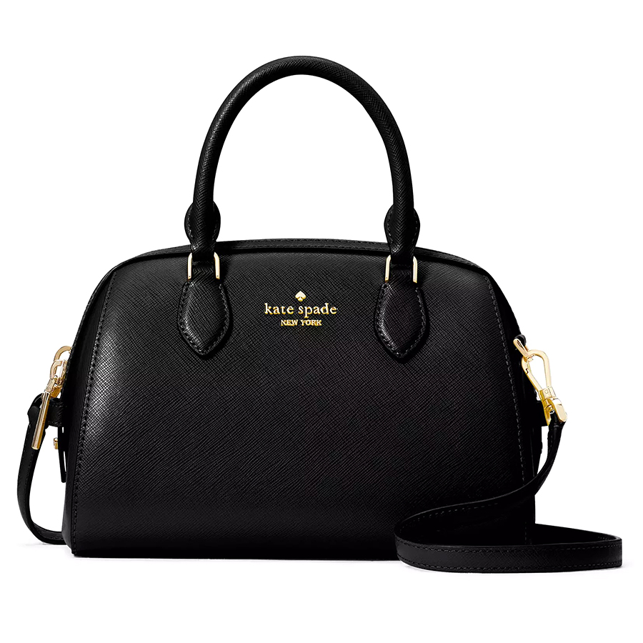 Túi Đeo Chéo Nữ Kate Spade Madison Saffiano Leather Dolly Duffle Crossbody KF493 Màu Đen - Duy Hoang