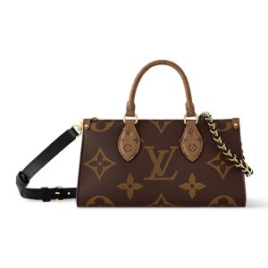 Túi Đeo Chéo Nữ Louis Vuitton LV M14236 OnTheGo East West Chain Màu Nâu - Duy Hoang