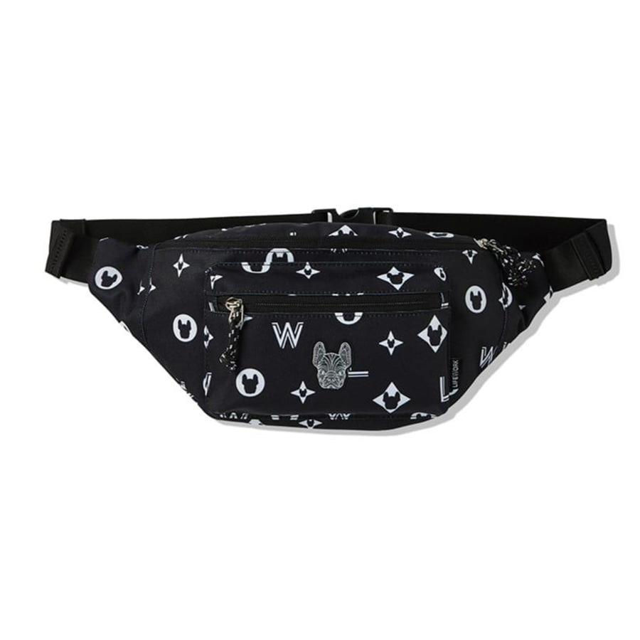 Túi Đeo Hông Lifework Pattern Radoc Wappen Hip Sack LW245BG940 Màu Đen - Duy Hoang