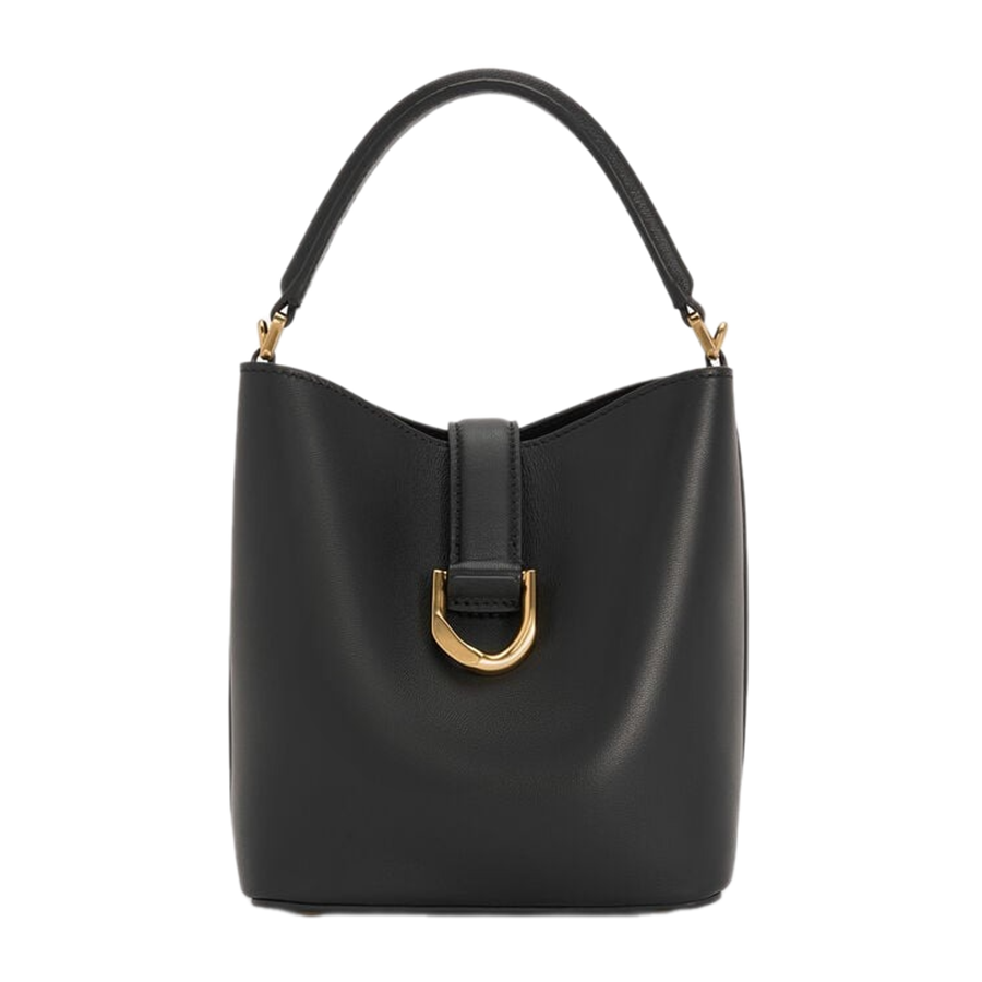 Túi Đeo Vai Nữ Charles & Keith Gabine Leather Rectangular Shoulder Bag Black SL2-10681222_BLACK Màu Đen - Duy Hoang
