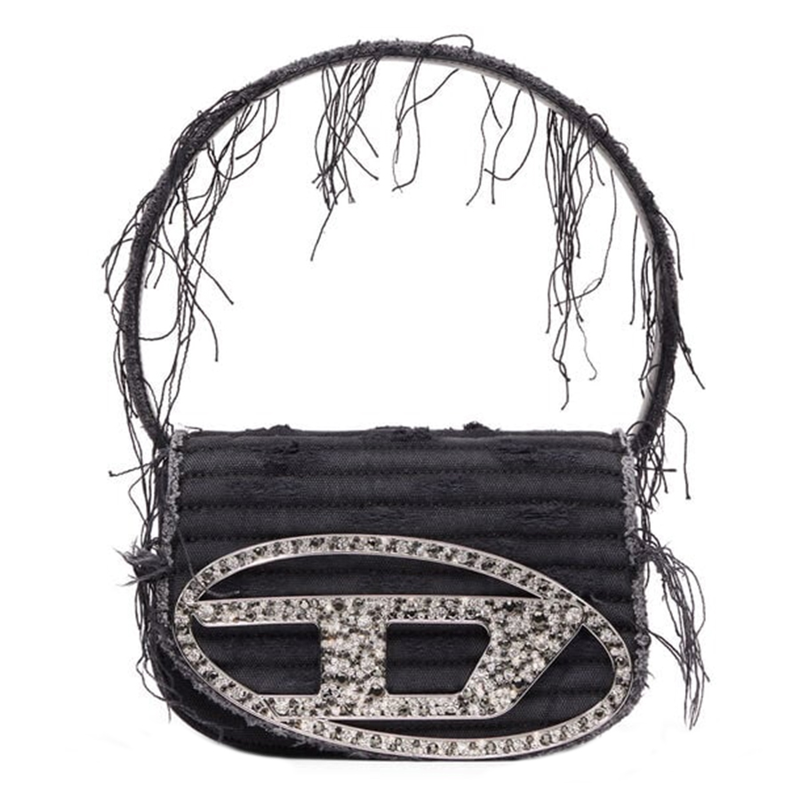 Túi Đeo Vai Nữ Diesel 1DR Iconic Shoulder Bag X08396P6319 Màu Đen - Duy Hoang