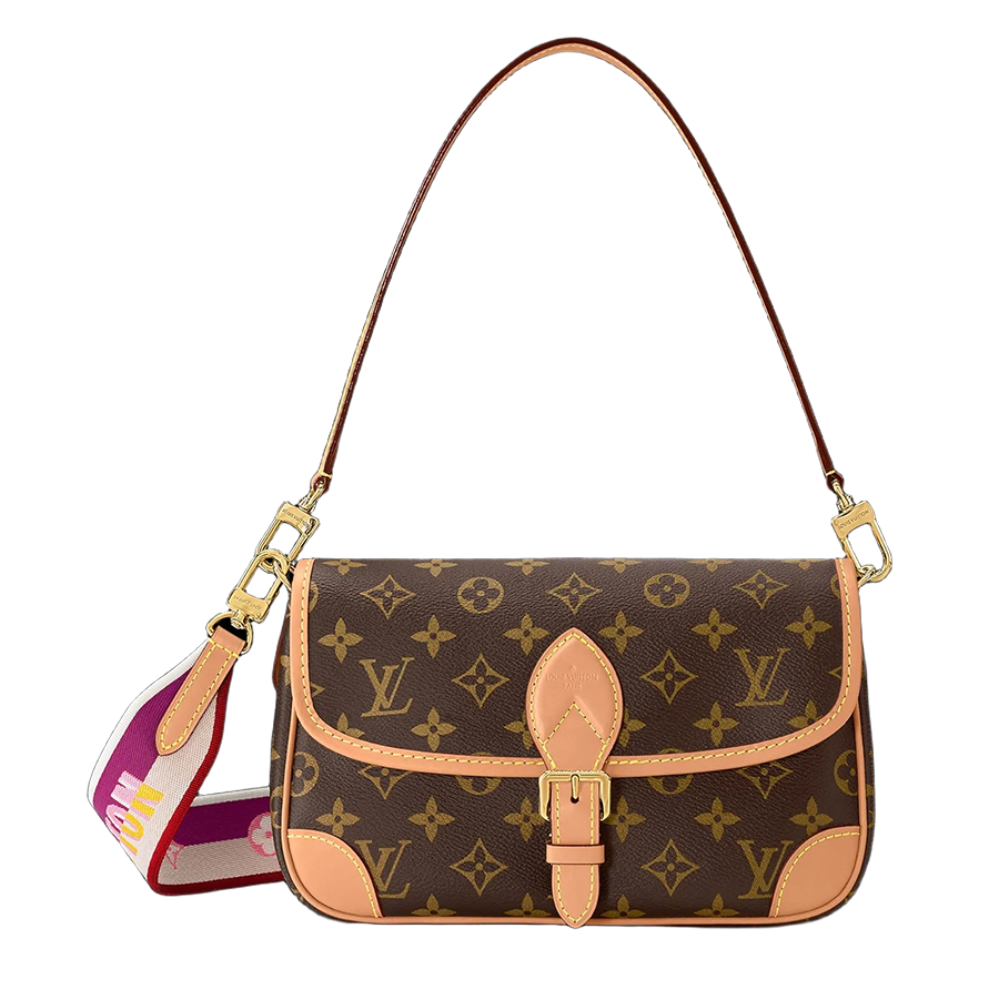 Túi Đeo Vai Nữ Louis Vuitton LV Diane M46049 Màu Hồng Nâu - Duy Hoang