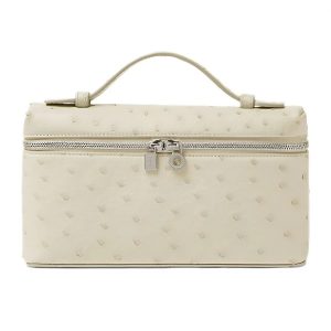 Túi Đựng Đồ Nữ Loro Piana Extra Pocket L19 FAN4199 Màu Trắng - Duy Hoang