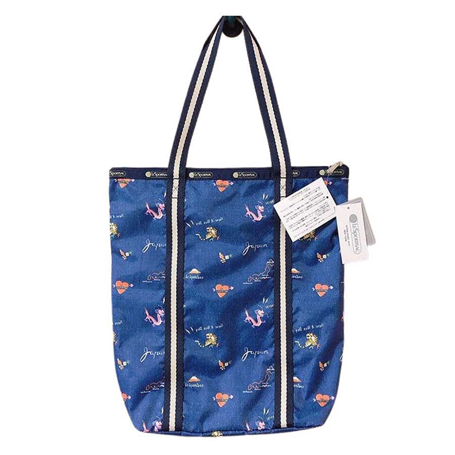 Túi Tote LeSportsac Bag Tote Vintage Japonesque Navy Màu Xanh Navy - Duy Hoang