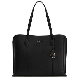 Túi Tote Nữ Furla Vittoria L Bag Màu Đen - Duy Hoang