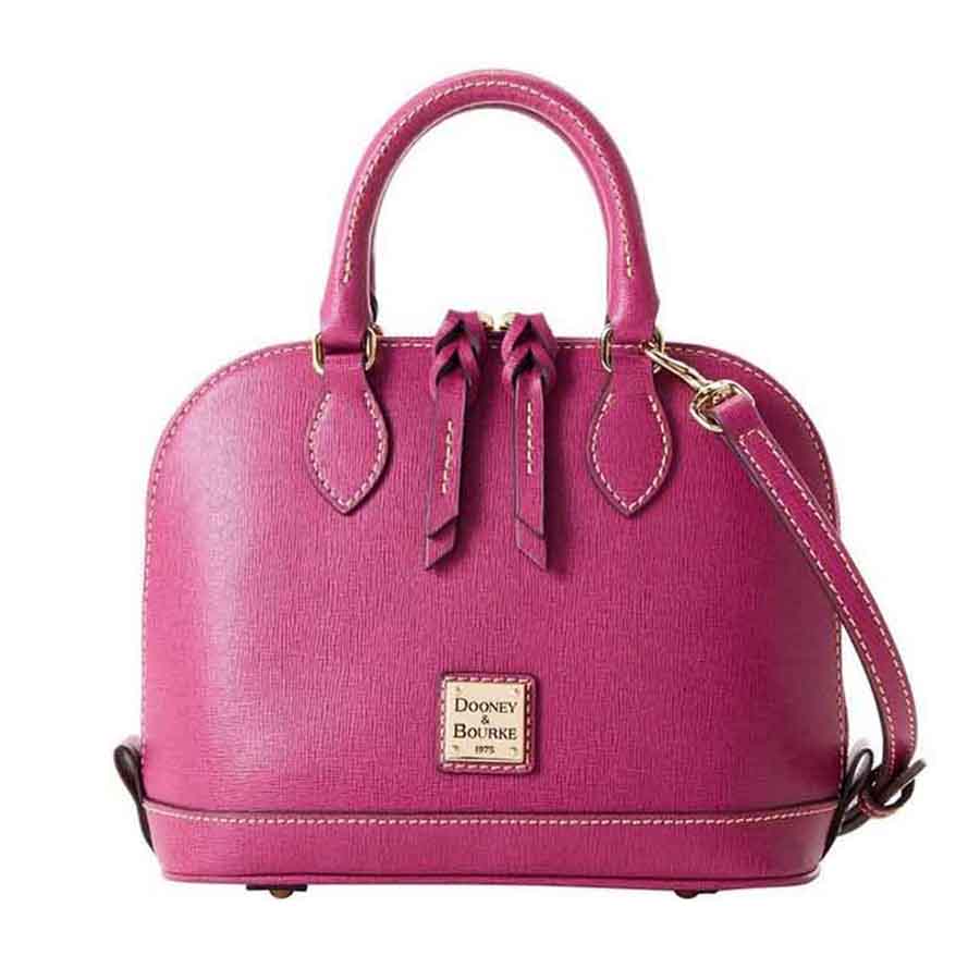 Túi Xách Dooney & Bourke Saffiano Bitsy Bag Màu Hồng Tím - Duy Hoang