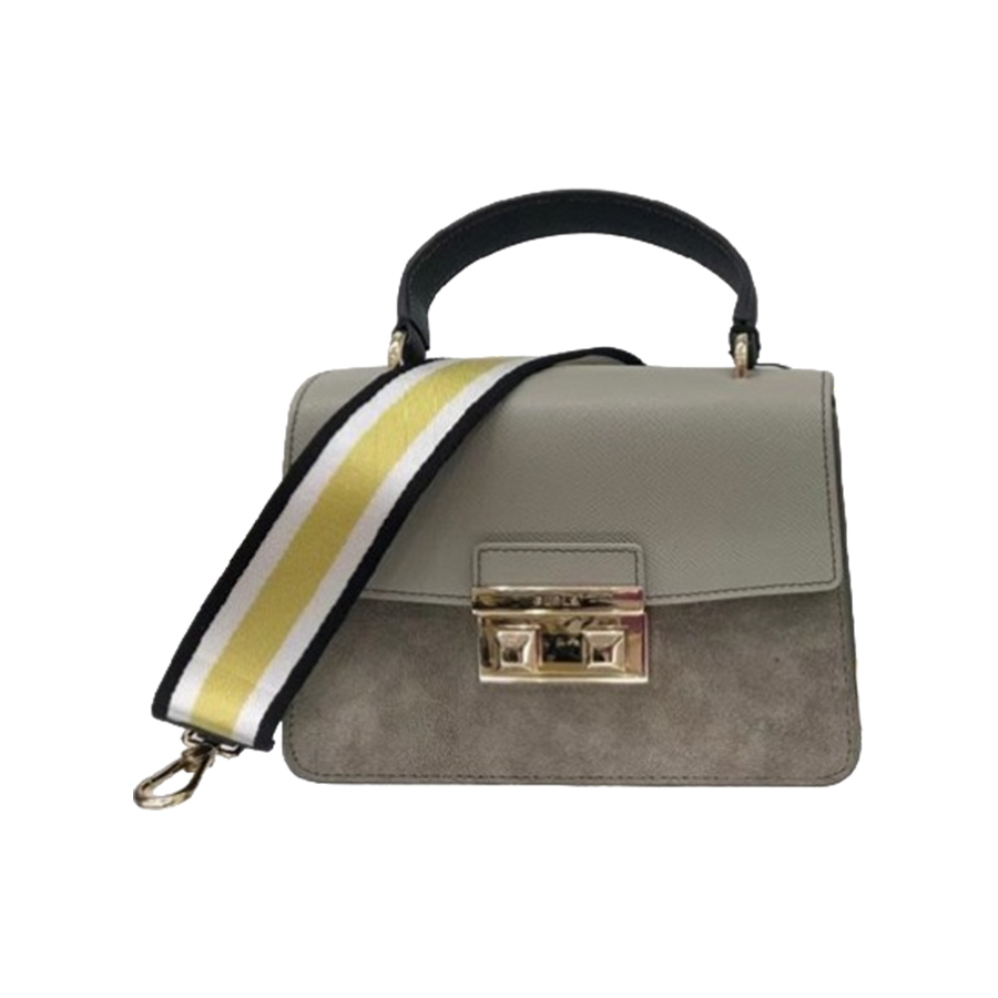 Túi Xách Furla Bella Top Handle Marmo Màu Xám - Duy Hoang