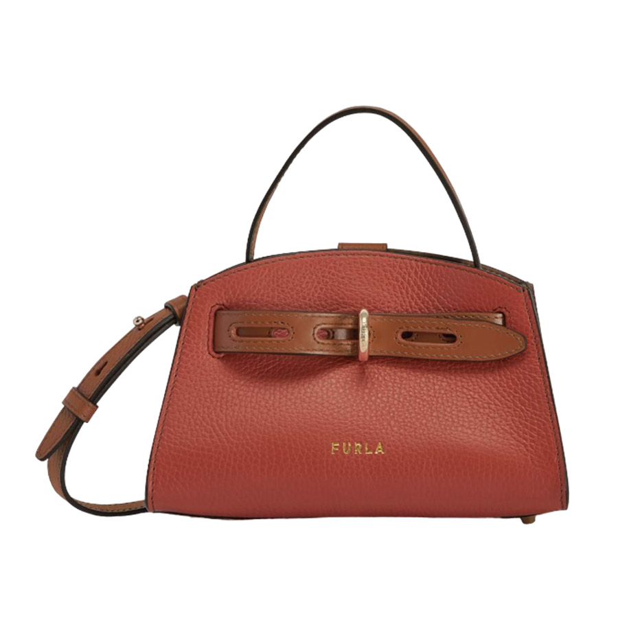 Túi Xách Furla Margherita Top Handle Mini Cannella Màu Đỏ Nâu - Duy Hoang