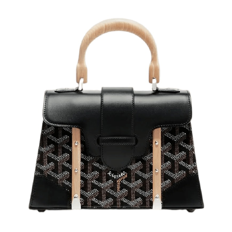 Túi Xách Nữ Goyard Sac Saigon Structuré Mini Màu Đen - Duy Hoang