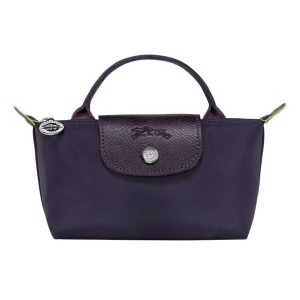 Túi Xách Tay Nữ Longchamp Le Pliage Pouch With Handle Bordeaux Màu Đỏ Đô - Duy Hoang