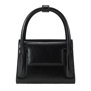 Túi Xách Tay Nữ Find Kapoor Marty Bag 18 Crinkled – Black Màu Đen - Duy Hoang
