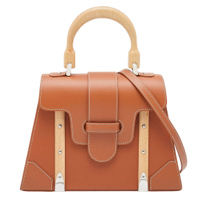 Túi Xách Tay Nữ Goyard Tan Leather PM Saigon Top Handle Bag Màu Cam - Duy Hoang