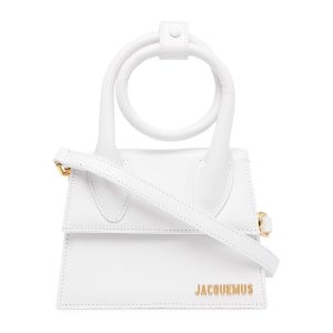 Túi Xách Tay Nữ Jacquemus Le Chiquito Noeud Bag 213BA0053000 100 Màu Trắng - Duy Hoang