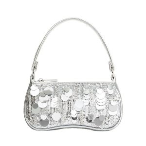Túi Xách Tay Nữ Jw Pei Eva Metallic Sequin Mini Shoulder Bag - Silver Màu Bạc - Duy Hoang