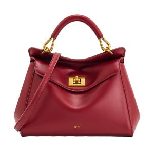 Túi Xách Tay Nữ JW Pei Lucia Classic Top Handbag Claret Màu Đỏ - Duy Hoang