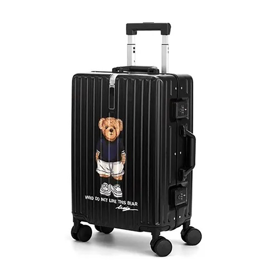 Vali Guoo Bear GU9008 Màu Đen Size 20 - Duy Hoang