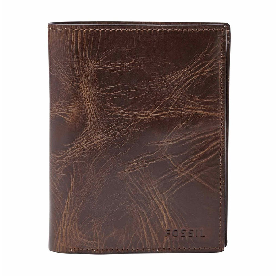 Ví Da Nam Fossil Derrick RFID International Combination ML3686201 Màu Nâu - Duy Hoang
