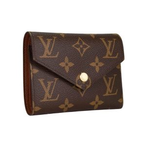 Ví Nữ Louis Vuitton LV Victorine Wallet M62472 Màu Nâu Đen - Duy Hoang