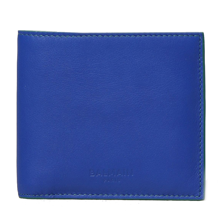 Ví Nam Balmain Wallet SM1M020LGGE Màu Xanh Blue - Duy Hoang