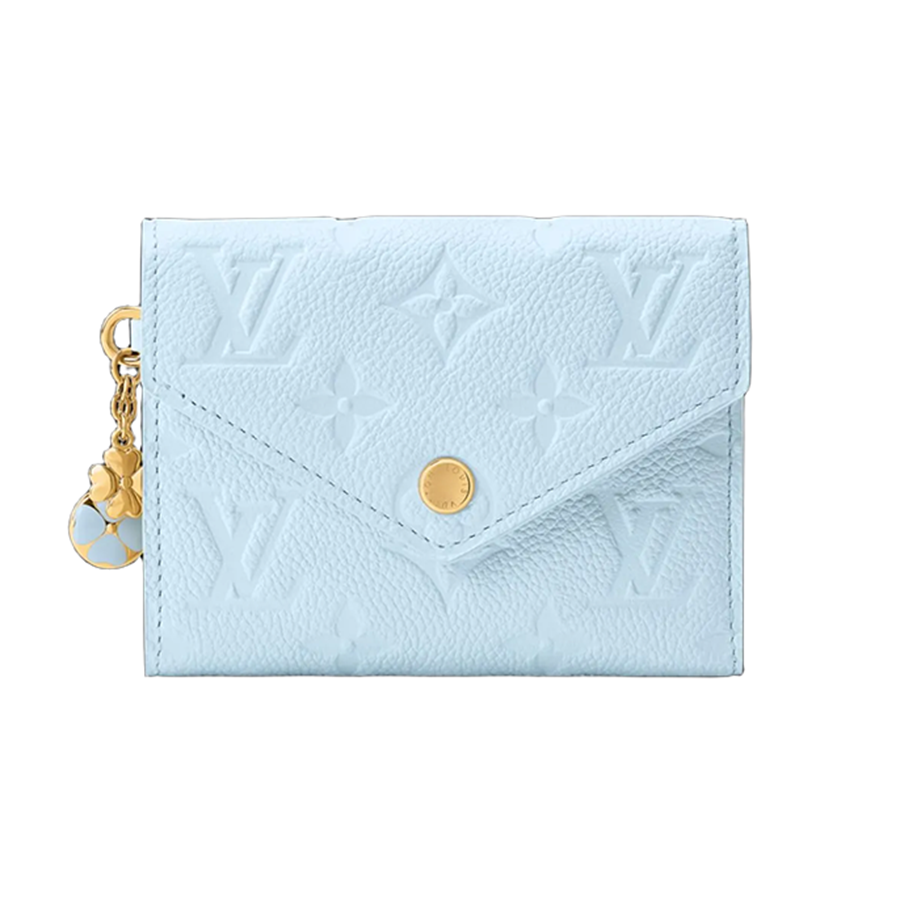 Ví Nữ Louis Vuitton LV Victorine Portefeuille Sky Blue M28293 Màu Xanh Da Trời - Duy Hoang