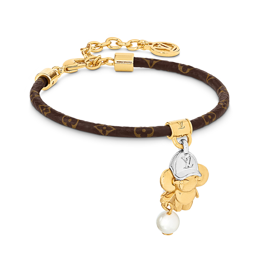 Vòng Đeo Tay Nữ Louis Vuitton LV Vivienne Bracelet Monogram Canvas M8218Z Màu Nâu - Duy Hoang