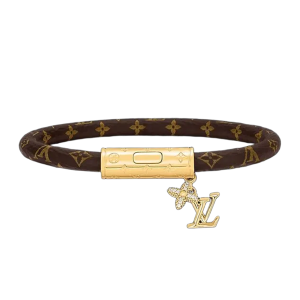 Vòng Đeo Tay Nữ Louis Vuitton LV Push M1035E Màu Nâu - Vàng - Duy Hoang