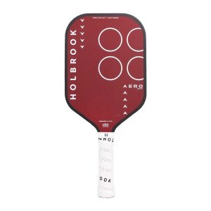 Vợt Pickleball Holbrook Pro Pickleball Racket Aero Kevlar T Paddle 14mm Màu Đỏ Phối Trắng - Duy Hoang