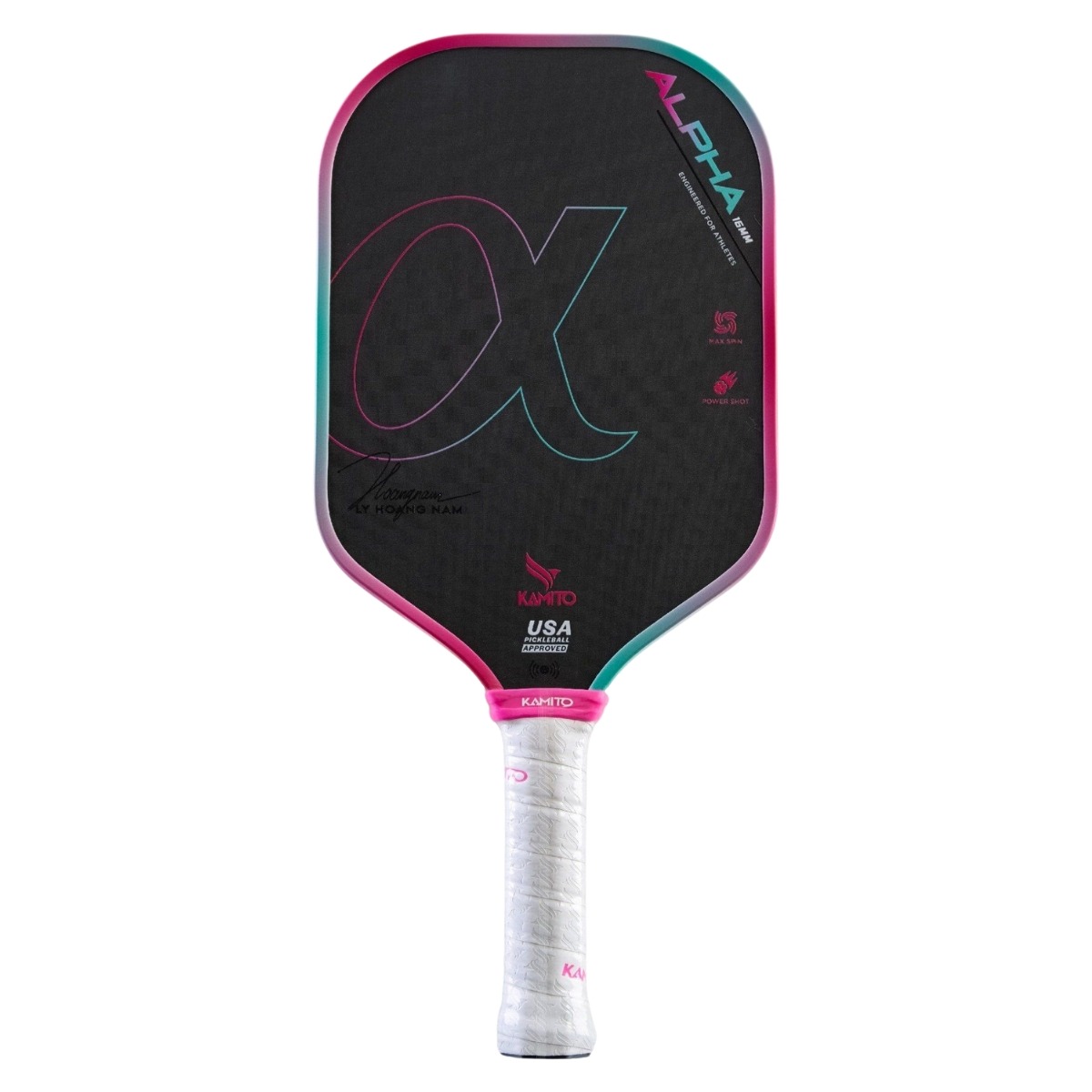 Vợt Pickleball Kamito Alpha KMVPK250122 Màu Xanh/Hồng - Duy Hoang